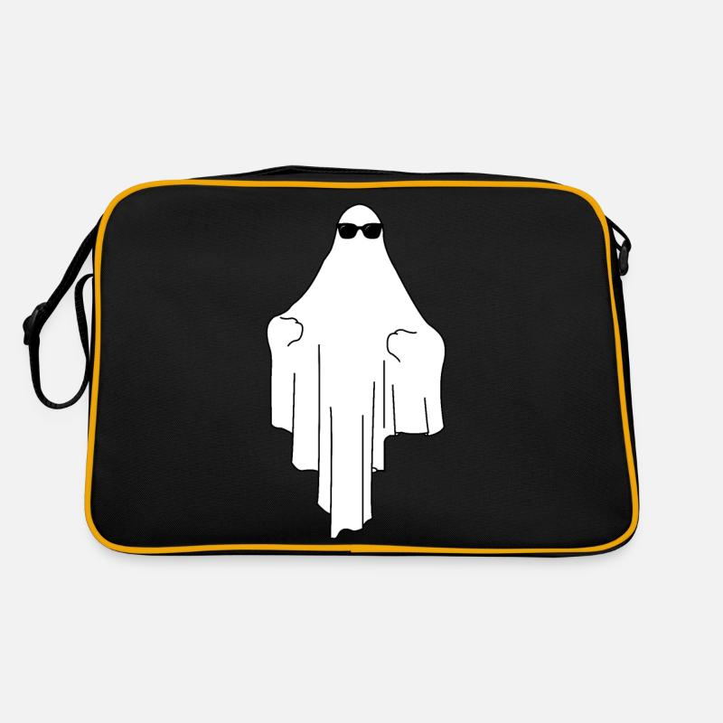 Cooler GHOST - Retro Tasche - Schwarz/Gold