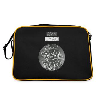 Extraterrestres gris - Sac Retro - noir/or - Dos