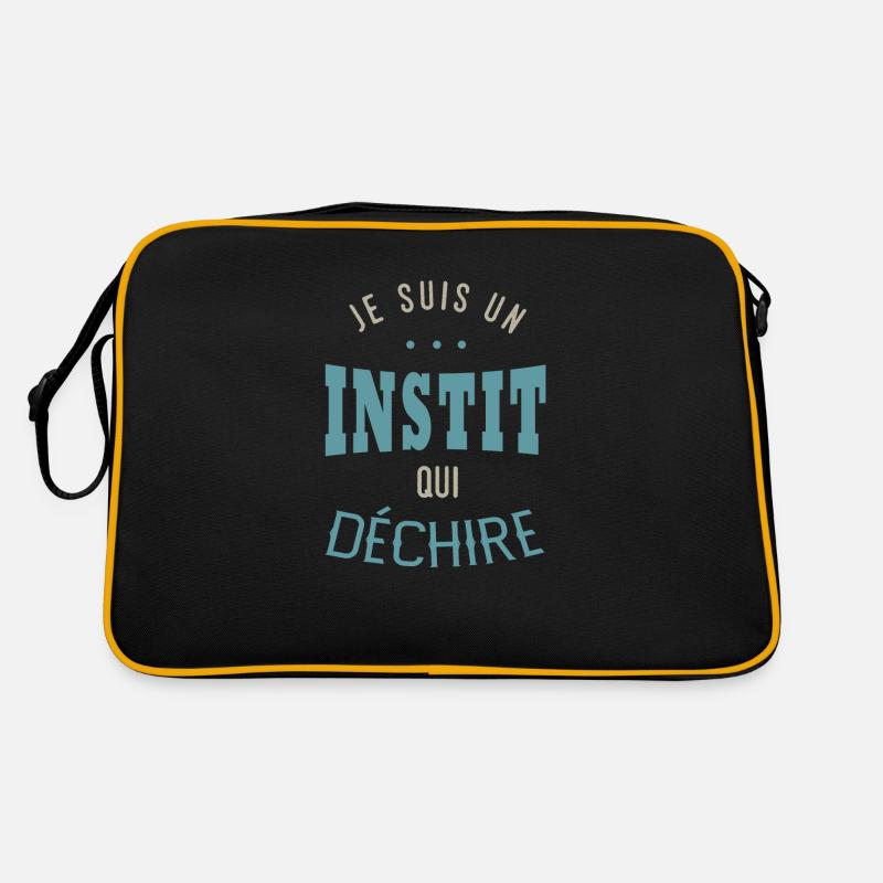 I AM AN INSTIT THAT TORCHES gift Retro Bag