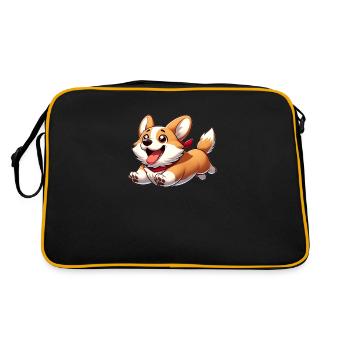 Corgi - Retro Bag - black/gold - Back