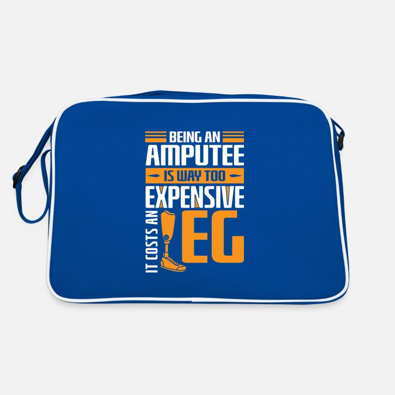 Being an amputee an Leg Retro Tasche