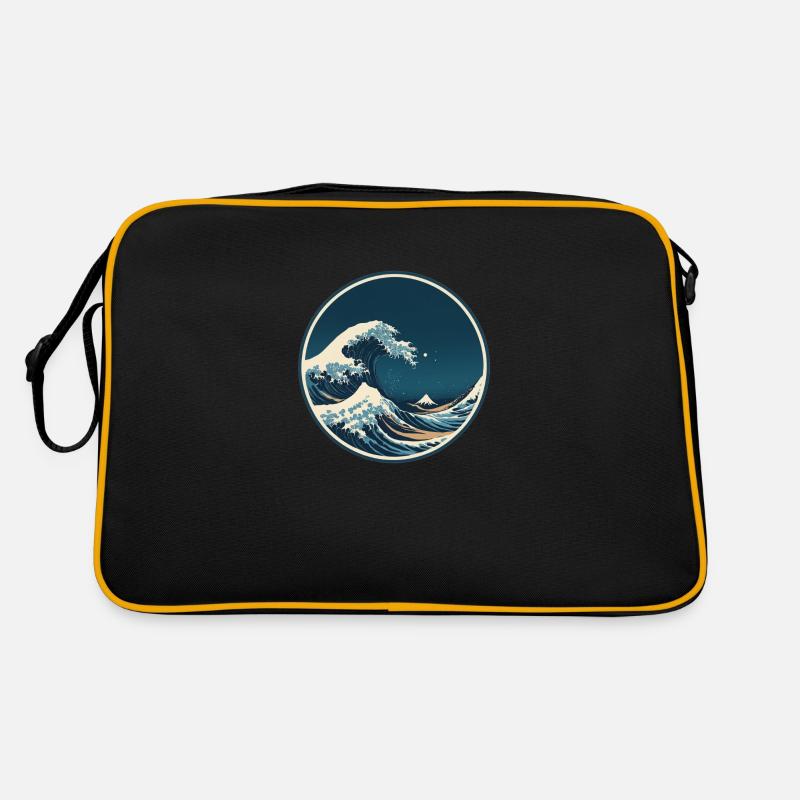 Ocean Whisper Retro Tasche