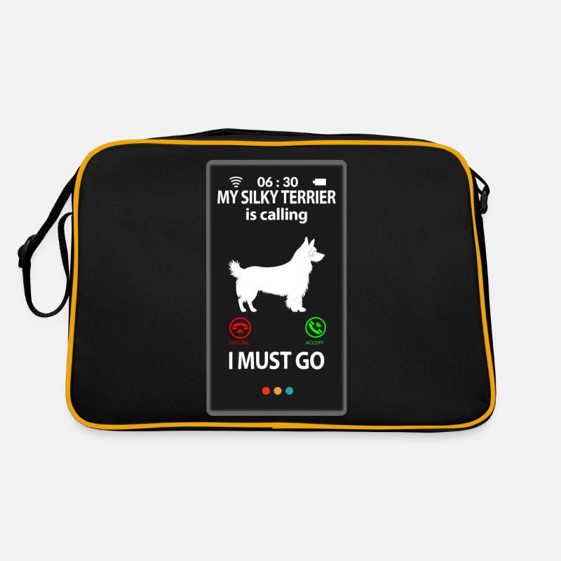 Australian Silky Terrier Funny Dictons drôles Sac Retro