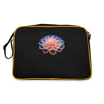 Fleur 3D - Sac Retro - noir/or - Dos