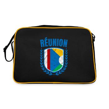 Réunion - Sac Retro - noir/or - Dos
