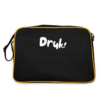 Pression! Chemises en dialecte anversois - Sac Retro - noir/or - Dos