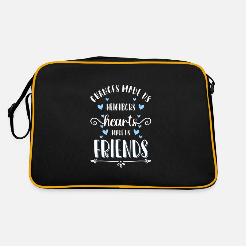 Nachbarschaft Wohnung Feier Retro Tasche