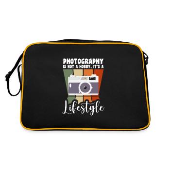 Photographer Photography Digital Camera - Retro Bag - black/gold - Back