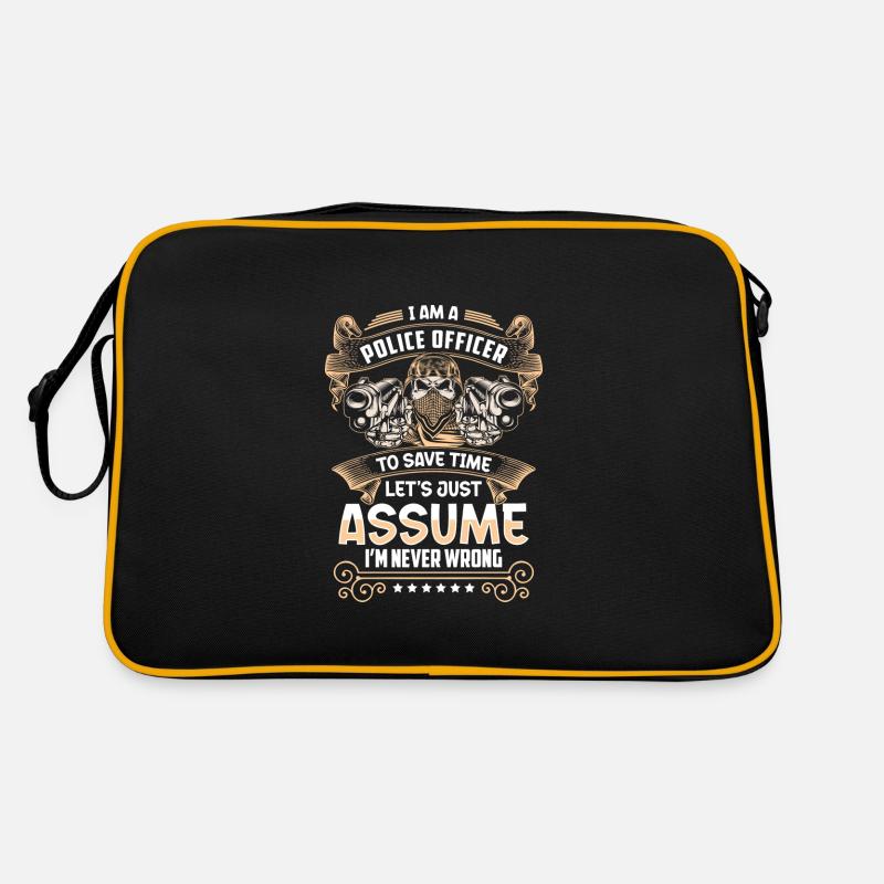 Policeman Thief Commissioner Retro Bag