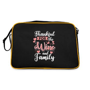 Réunion de famille Fête de réunion à la maison - Sac Retro - noir/or - Dos