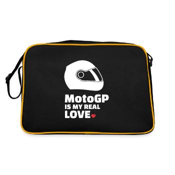 J’adore le Motogp - Sac Retro - noir/or - Dos