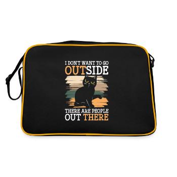 Haine Homme de haine commun - Sac Retro - noir/or - Dos