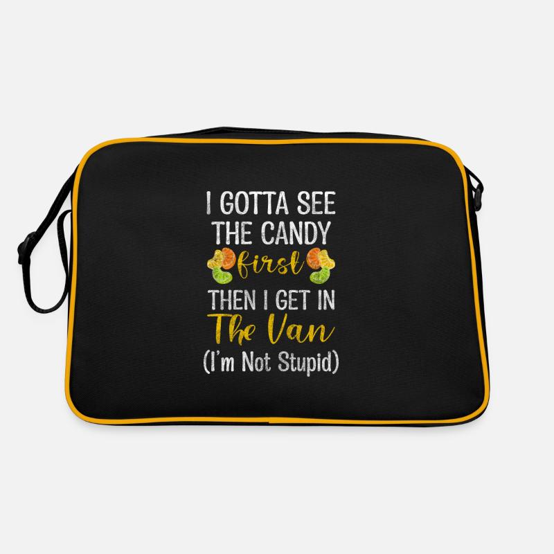 Süßigkeiten Essen Leckermäulchen Retro Tasche