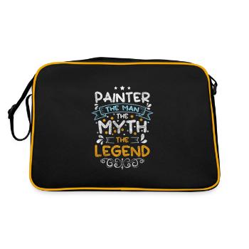 Vernisseur Peinture Toile Maître Peintre - Sac Retro - noir/or - Dos