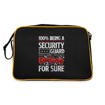 Security Profession - Retro Bag - black/gold - Back