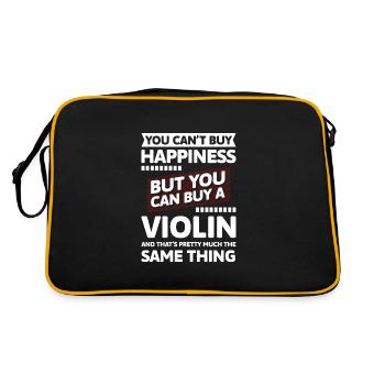 Violin player performance - Retro Bag - black/gold - Back