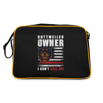 Dog Loyal Master Walk - Retro Bag - black/gold - Back