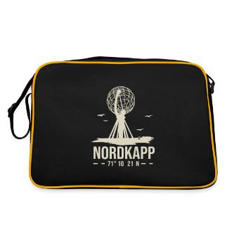 Nordkapp North Cape Nordkap Norway - Retro Bag - black/gold - Back