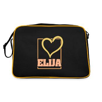 Cœur d’Élie - Sac Retro - noir/or - Dos