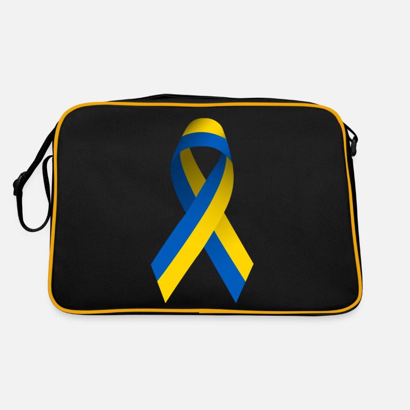 Ukraine Friedenszeichen Retro Tasche