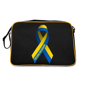 Freedom for Ukraine Loop - Retro Bag - black/gold - Back