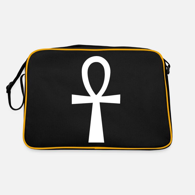 Hieroglyphs - Retro Tasche - Schwarz/Gold