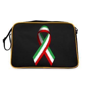 Iranian protest for peace and freedom - Retro Bag - black/gold - Back