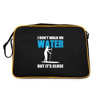 I don't go hobbyist gift - Retro Bag - black/gold - Back