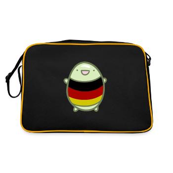Haricot sucré - Allemagne - Sac Retro - noir/or - Dos