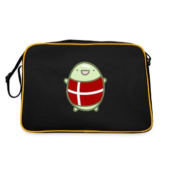 Haricot sucré - Danemark - Sac Retro - noir/or - Dos
