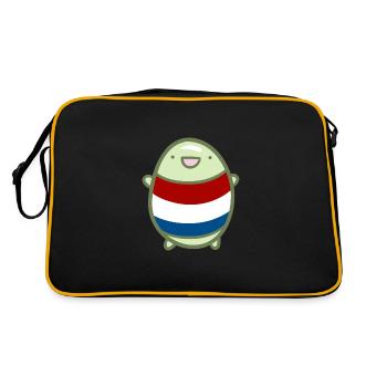 Sweet Bean - Pays-Bas - Sac Retro - noir/or - Dos