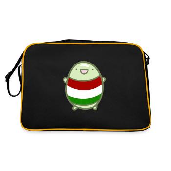 Haricot doux - Hongrie - Sac Retro - noir/or - Dos