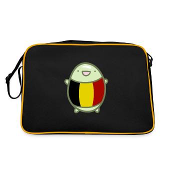 Haricot sucré - Belgique - Sac Retro - noir/or - Dos