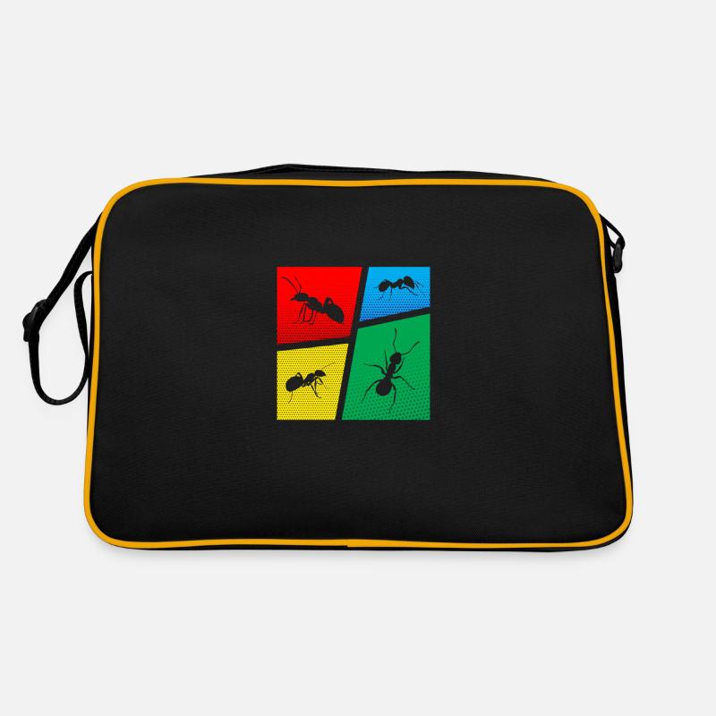 Ant keepers Ant breeders Ants - Retro Bag - black/gold
