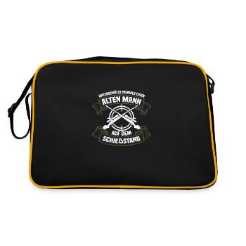 Tir sportif Schützenfest Tireur sportif - Sac Retro - noir/or - Dos