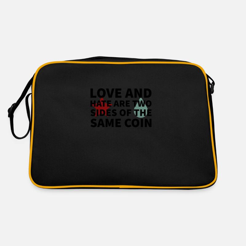 Love and Hate Retro Tasche