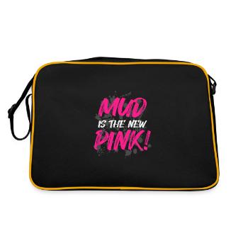 Mud is the new pink! Mud Run Muddy Race - Retro Bag - black/gold - Back