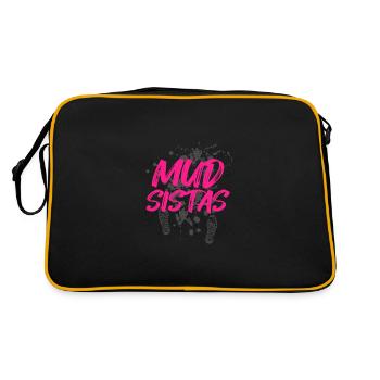 Mud sistas Schlammlauf Mud Run Muddy Race - Retro Bag - black/gold - Back