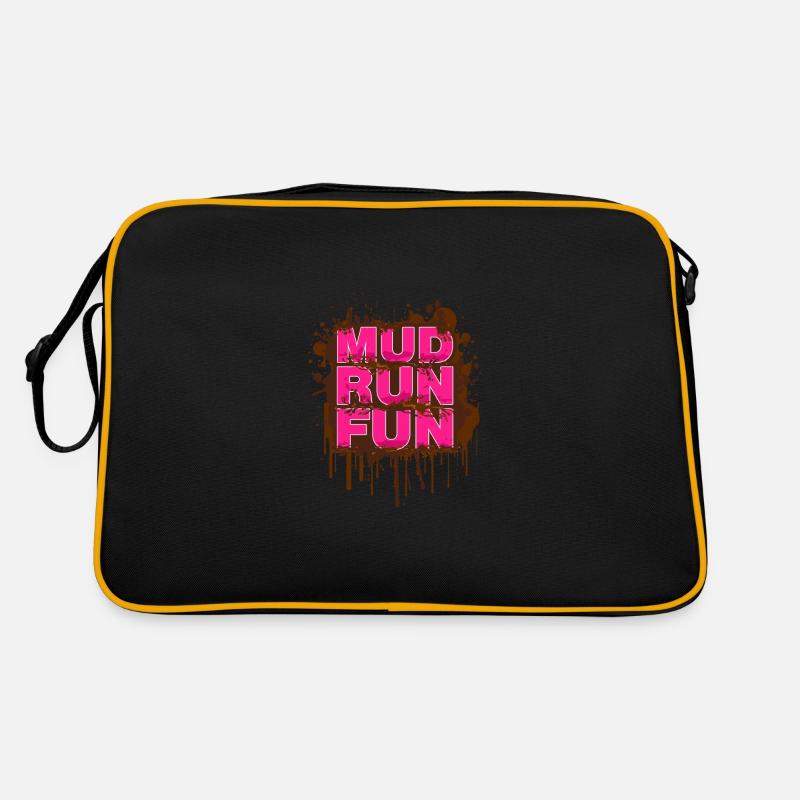 Mud Run Mud Run Muddy Race Mud run fun Retro Bag