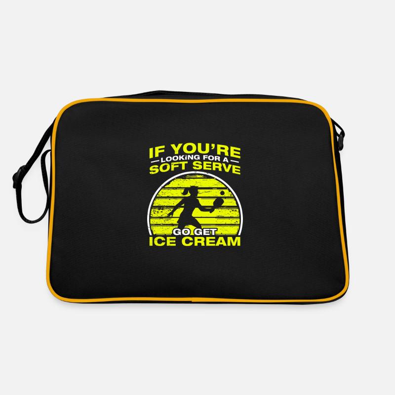 Looking for a soft serve lustiges Pickleball Retro Tasche