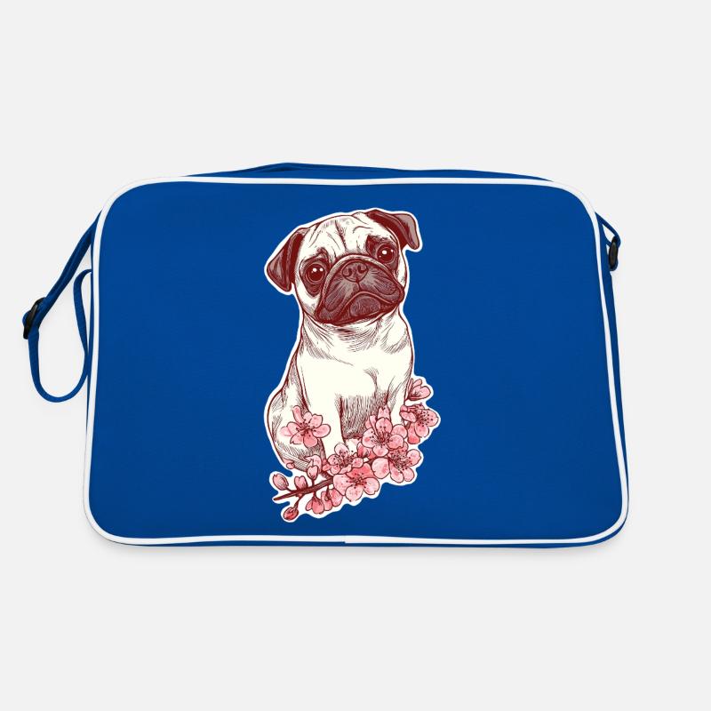 Carlin aux fleurs Sac Retro