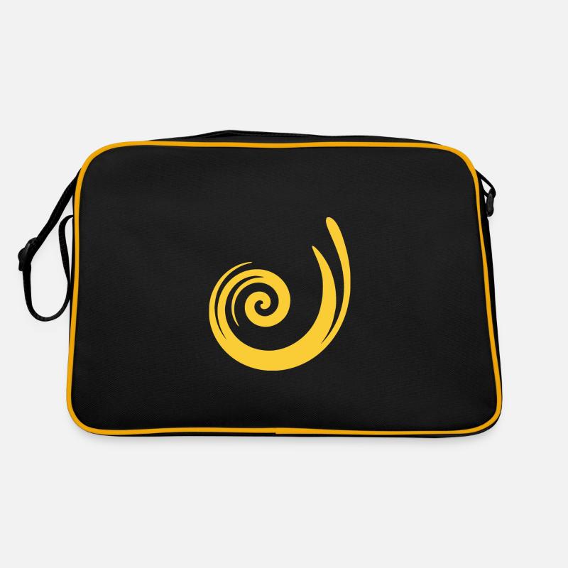 yellow pattern yellow gift idea Retro Bag