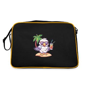 Eagle Summer Beach Comic - Retro Bag - black/gold - Back