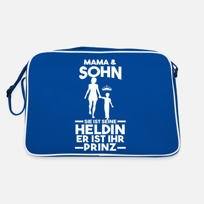Mama Und Sohn Mutter Muttertag Retro Tasche