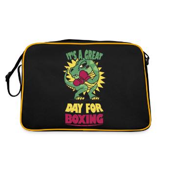 C’est un grand jour pour la boxe - Sac Retro - noir/or - Dos