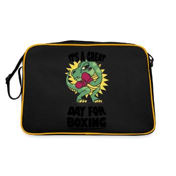 C’est un grand jour pour la boxe - Sac Retro - noir/or - Dos
