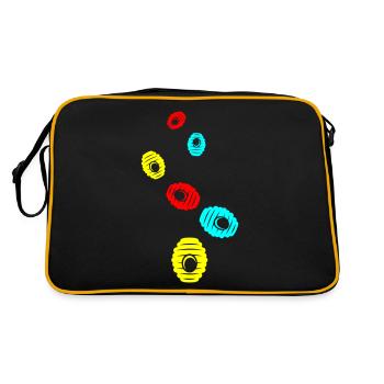 Beekeeper Icon honey - Retro Bag - black/gold - Back