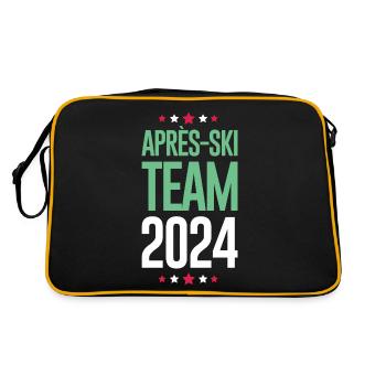 Vacances après-ski 2024 - Sac Retro - noir/or - Dos