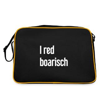 I red boarisch - Retro Bag - black/gold - Back