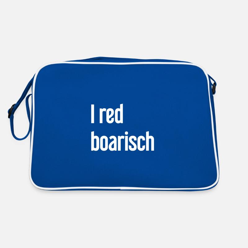 I red boarisch Retro Bag